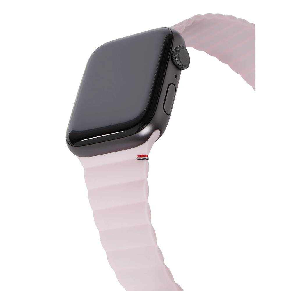 Ремешок Decoded Sillicone Magnetic Traction Strap для Apple Watch 6/SE/5/4 (44mm) силиликон,розовый